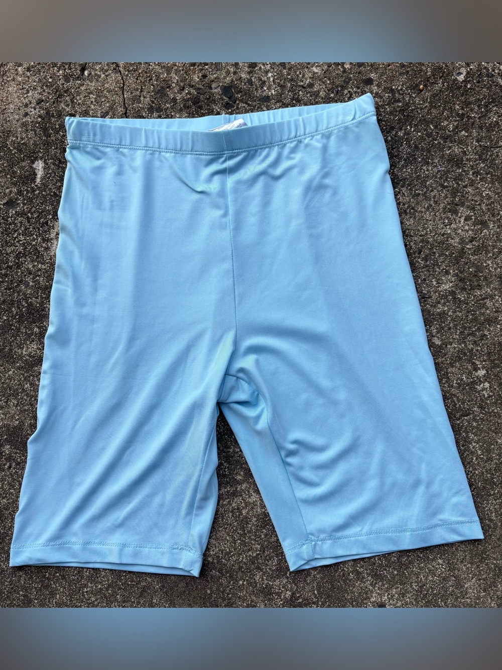 Main Strip Light Blue Women's Athletic Shorts
